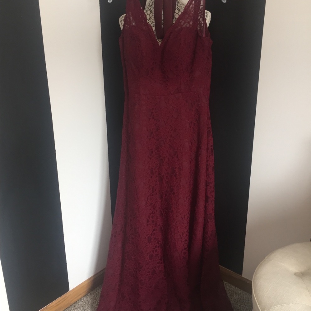 Mori Lee lace bridesmaid dress -Size 16